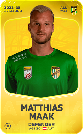 Matthias Maak - limited