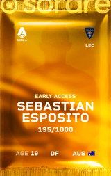 Sebastian Esposito - limited
