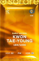 Kwon Tae-Young - limited