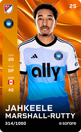 Jahkeele Marshall-Rutty - limited