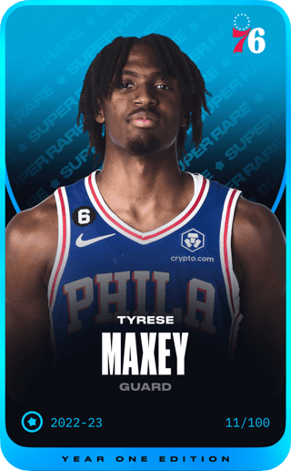 Tyrese Maxey - super_rare