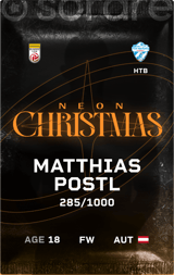 Matthias Postl - limited