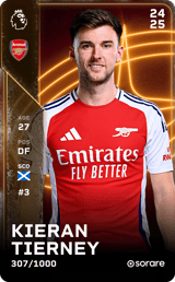 Kieran Tierney - limited