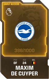 Maxim De Cuyper - limited