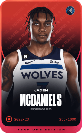 Jaden McDaniels - rare