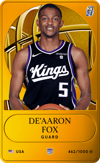 De'Aaron Fox - limited