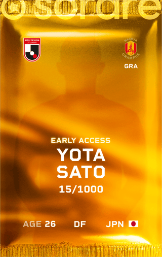 Yota Sato - limited