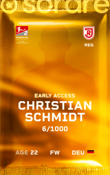 Christian Schmidt - limited