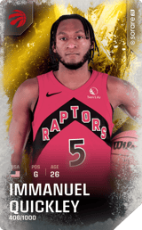 Immanuel Quickley - limited
