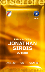 Jonathan Sirois - limited
