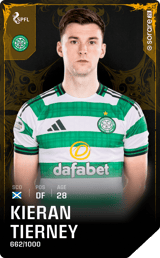 Kieran Tierney - limited