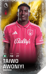 Taiwo Awoniyi - limited