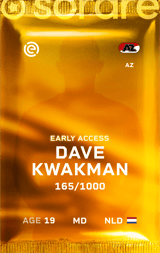 Dave Kwakman - limited