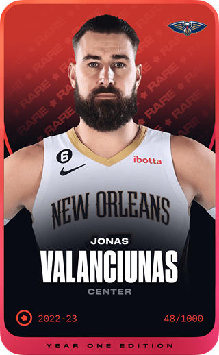 Jonas Valančiūnas - rare