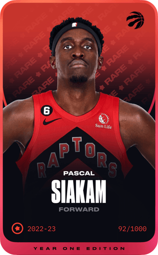 Pascal Siakam - rare