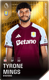 Tyrone Mings - limited