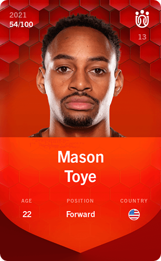 Mason Toye - rare