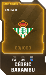 Cédric Bakambu - limited