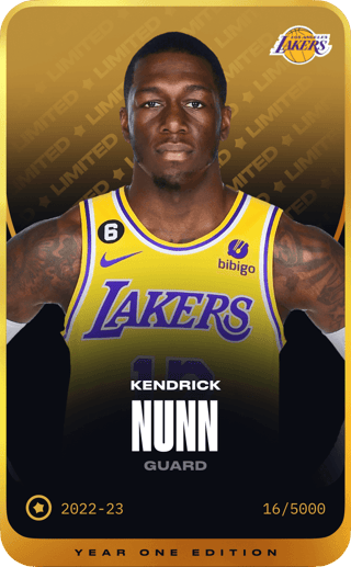 Kendrick Nunn - limited