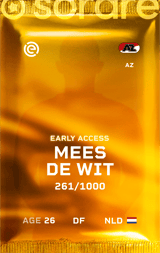 Mees De Wit - limited