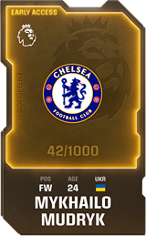 Mykhailo Mudryk - limited