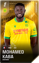 Mohamed Kaba - limited