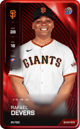 Rafael Devers - rare