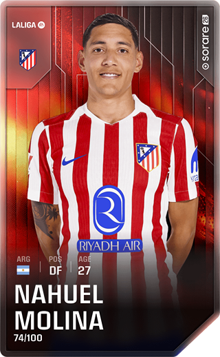 Nahuel Molina - rare