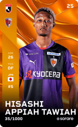 Hisashi Appiah Tawiah - limited