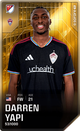 Darren Yapi - limited