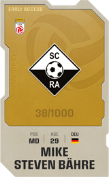 Mike Steven Bähre - limited