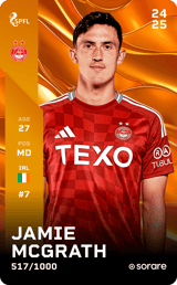 Jamie McGrath - limited
