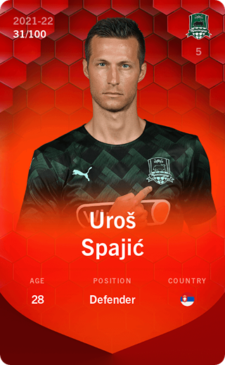 Uroš Spajić - rare