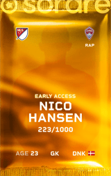 Nicholas Hansen - limited