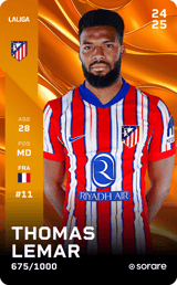 Thomas Lemar - limited