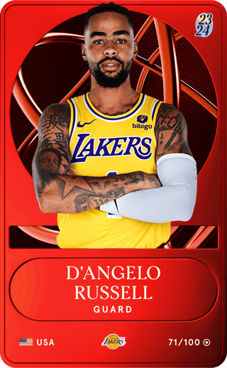 D'Angelo Russell - rare