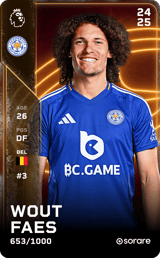 Wout Faes - limited