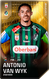 Antonio Van Wyk - limited
