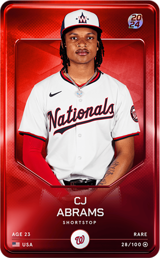 CJ Abrams - rare