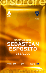 Sebastian Esposito - limited