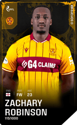 Zachary Robinson - limited