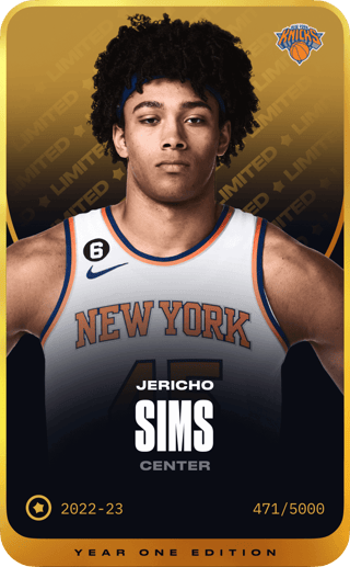 Jericho Sims - limited