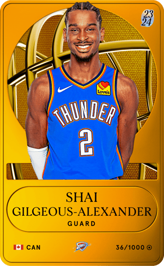 Shai Gilgeous-Alexander - limited