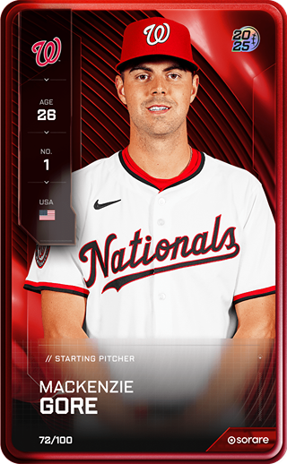 MacKenzie Gore - rare