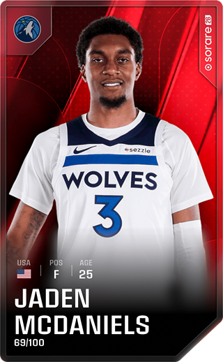 Jaden McDaniels - rare