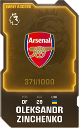 Oleksandr Zinchenko - limited