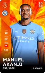 Manuel Akanji - limited