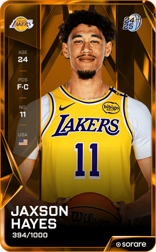 Jaxson Hayes - limited