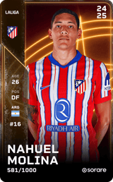 Nahuel Molina - limited