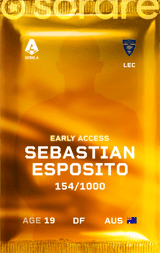 Sebastian Esposito - limited